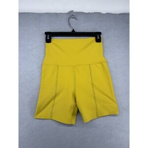 Live The Process USA Geometric Solid Mustard Yellow Athletic Shorts Size Large L